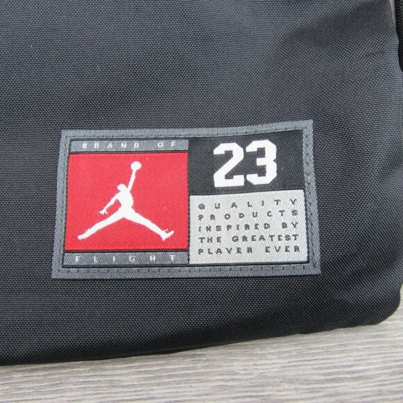 Jordan 23 Jersey Drawstring Gym Sack Bag Black Gold NEW - Picture 5 of 9